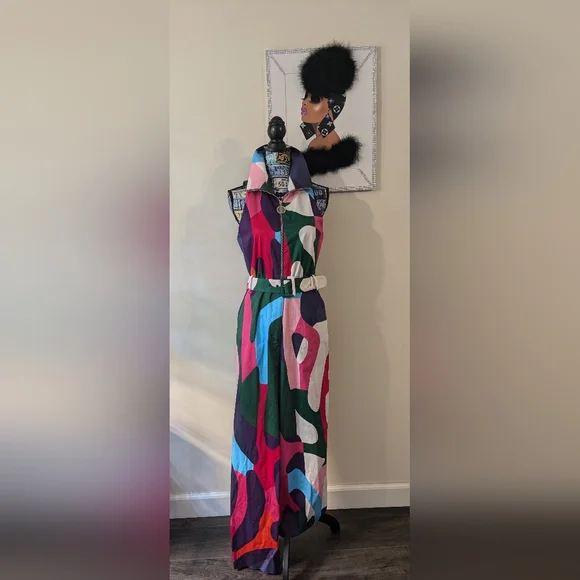 NWOT Hutch Collar Colorblock Jumpsuit